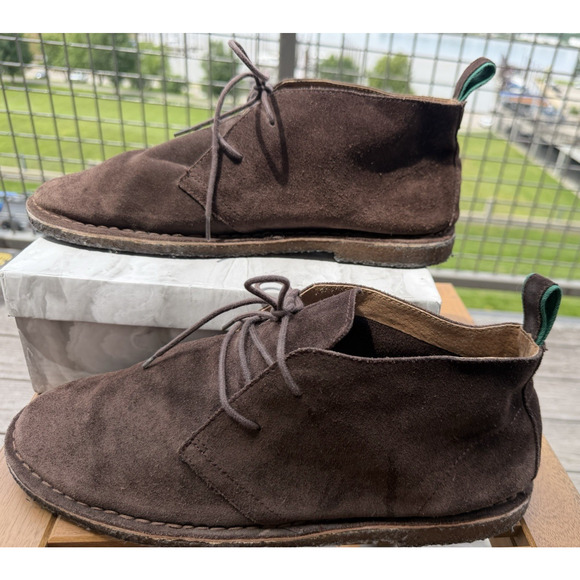 Polo Ralph Lauren Casterton Chukka Boots Shoes 11D Brown Suede Leather main image 11